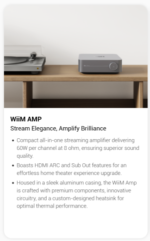 WiiM  Redefining Home Audio: Affordable, Innovative, Hi-Res Sound