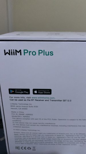 WiiM pro information requested