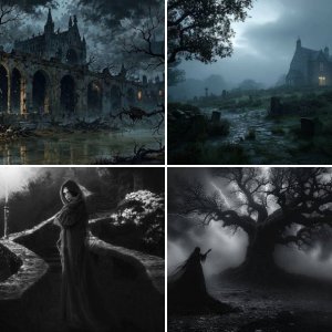 Gothic Backgrounds for WiiM Ultra